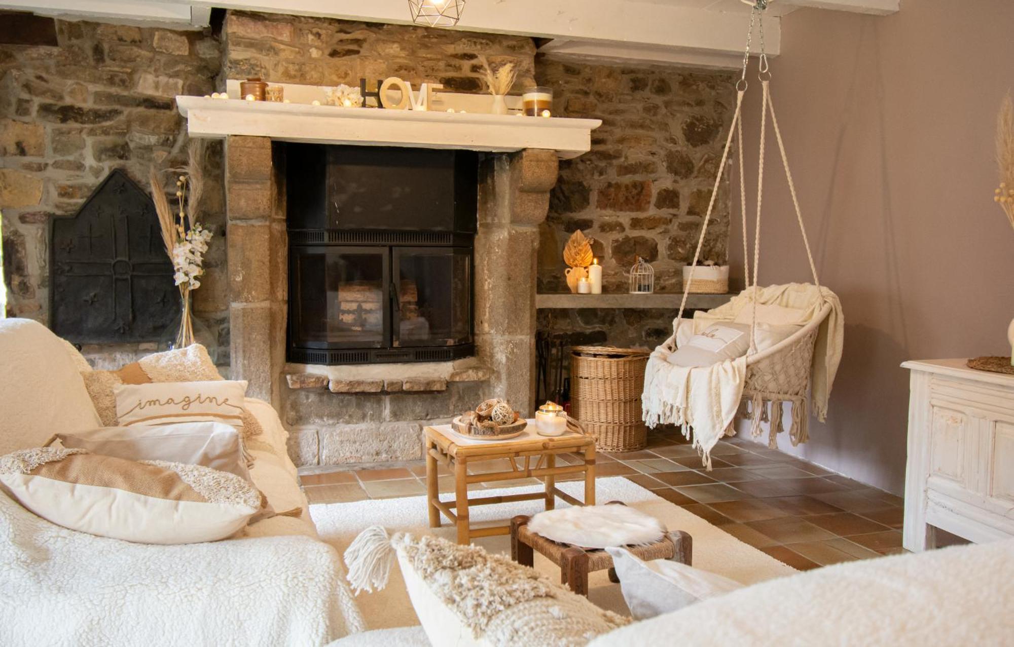 Ti Vaen I Maison Traditionnelle Bretonne & Sauna Lanvéoc 외부 사진